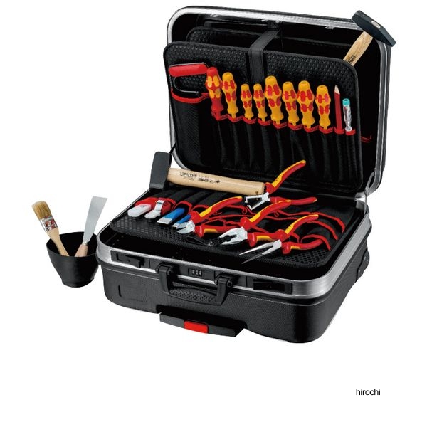 KNIPEX 24点組 電気作業用ツール BIG Basic Moveキャスター付ケースセット