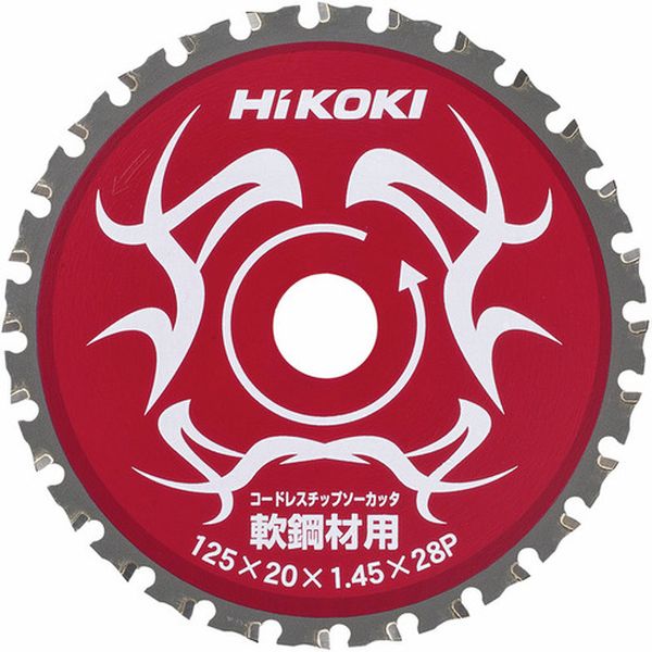 00327713 655-0384  チップソー 125×28P×1 鋼材用