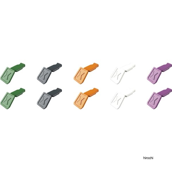 KNIPEX 10個入 カラーコードクリップ mix2