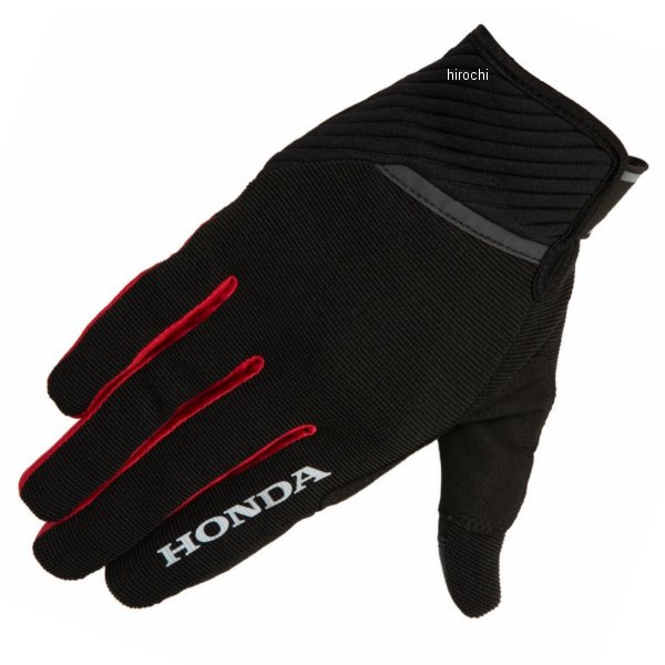 ホンダ純正 2025年春夏モデル ライドメッシュグローブ 赤 Lサイズ