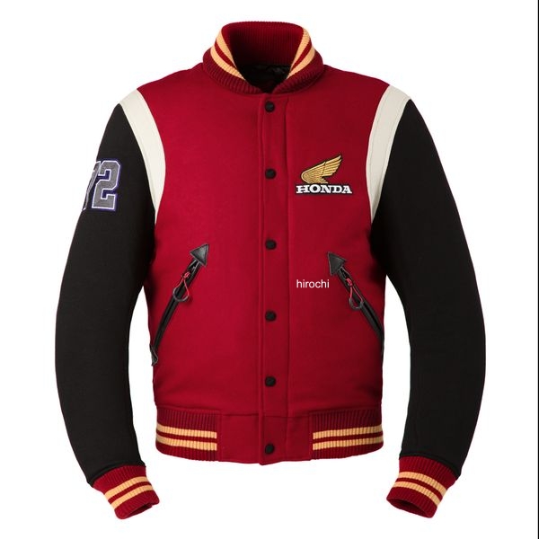ホンダ純正 2025年秋冬モデル スタジアムジャンパー レッド Sサイズ