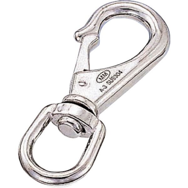 A1847 316-8277  スイベルスナップ 線径2.5mm長さ37mm