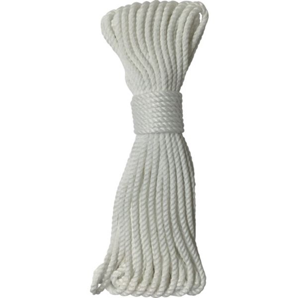 A508 113-0747  ロープ ポリエステルロープ3ッ打 3mm×10m
