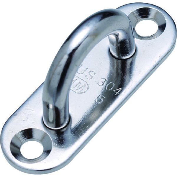 A524 113-4628  アイプレート ステンレス パッドアイ 12mm×36mm