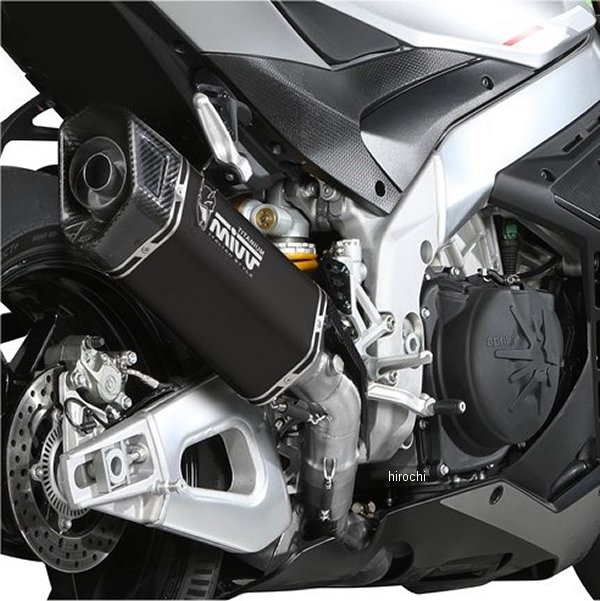 スリップオンマフラー SR-1 触媒あり 21年-25年 TuonoV4 1100 ブラックチタン