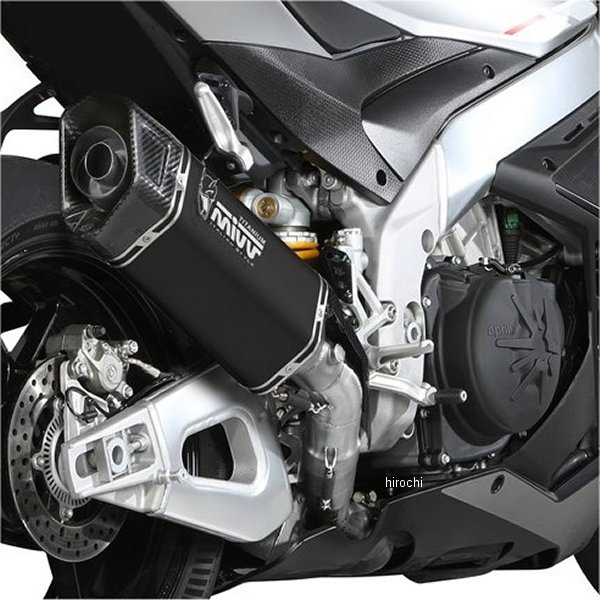 スリップオンマフラー SR-1 21年-25年 RSV4 ブラックチタン