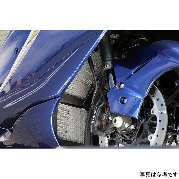 アールズギア r's gear ラジエター・オイルクーラーガードセット 21年以降 ハヤブサ シルバー