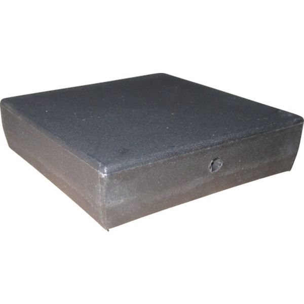 849-3837  樹脂キャップ かぶせ角パイプ30用 ブラック