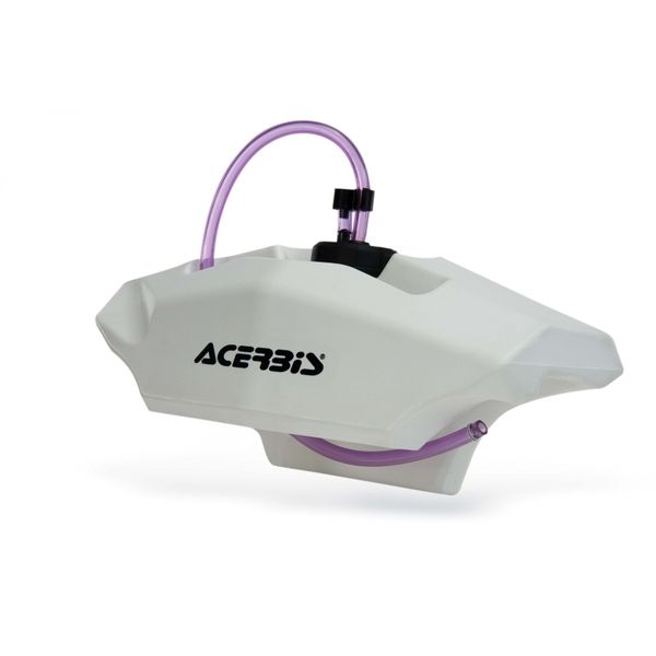 Acerbis Auxiliary Front Handlebar .6 Gallon Fuel Tank - White