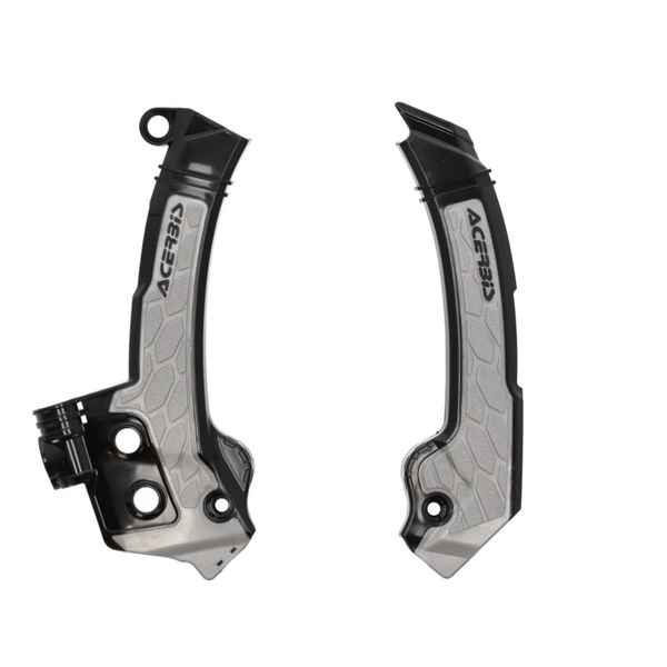 Acerbis 23+ Husqvarna FC/FX/ TC/ TXi/ FE/ TE Frame Guards- X-Grip - Black/Gray