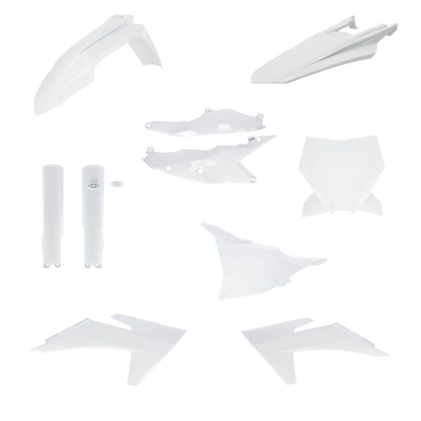 Acerbis 23-24 KTM 125-450 SX/ SX-F/XC/XC-F Plastic Kit - White