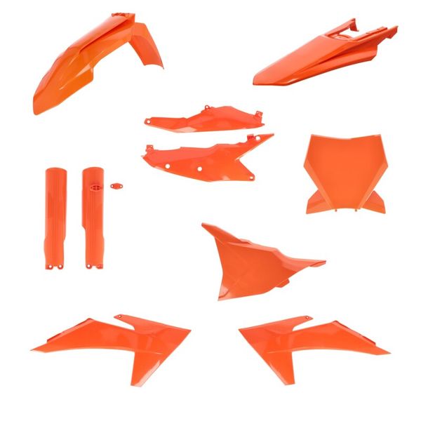 Acerbis 23-24 KTM 125-450 SX/ SX-F/XC/XC-F Plastic Kit - 16 Orange
