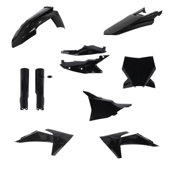 Acerbis 23-24 KTM 125-450 SX/SX-F/XC/XC-F Plastic Kit - Black