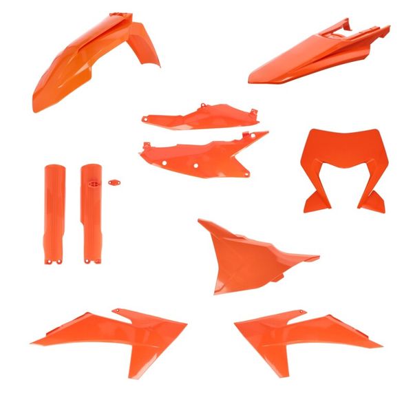 Acerbis 24+ KTM EXC/EXC-F/ XC-F/ XC-W/ XCF-W/ XW-F Plastic Kit - 16 Orange
