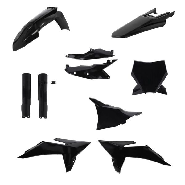 Acerbis 2025 KTM 125-450 SX/ SX-F/XC/XC-F Full Plastic Kit - Black
