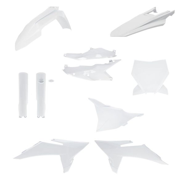 Acerbis 2025 KTM 125-450 SX/ SX-F/XC/XC-F Full Plastic Kit - White