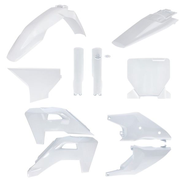 Acerbis 2025 Husqvarna 250-450 FC/ FX/TC/ TX Full Plastic Kit - 20 White