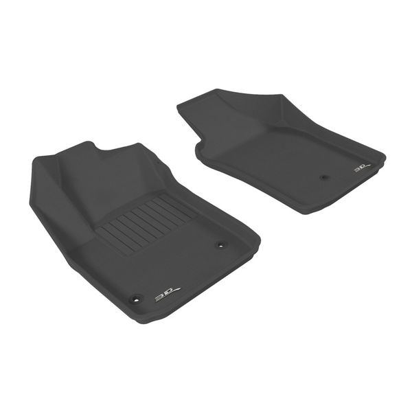 2012-2019 Fiat 500/500E Kagu 1st Row Floormat - Black