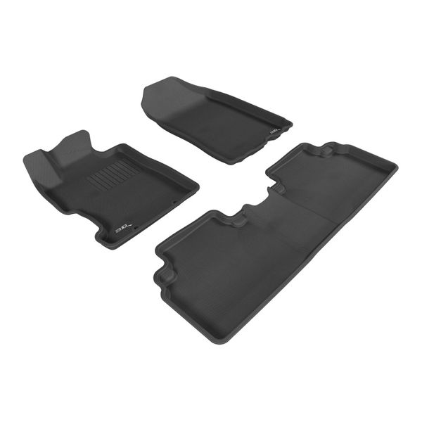 2006-2011 Honda Civic Sedan Kagu 1st & 2nd Row Floormat - Black
