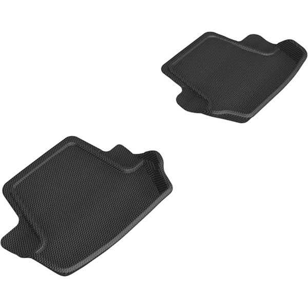 20-24 Porsche 911 Carrera/Convertible/S/4/4S (992) Kagu 2nd Row Floormat - Black