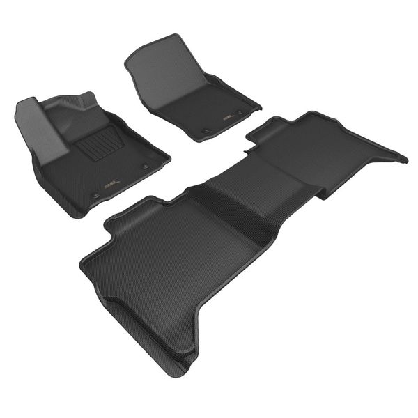2022+ Toyota Tundra Crew Max Kagu 1st & 2nd Row Floor Liner - Black