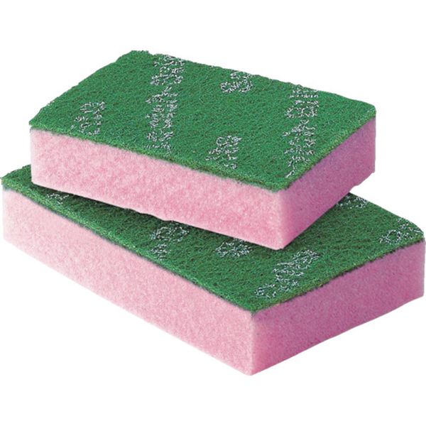 ACELPIN 431-1868  スコッチ・ブライト スポンジエースL ピンク 150X90mm
