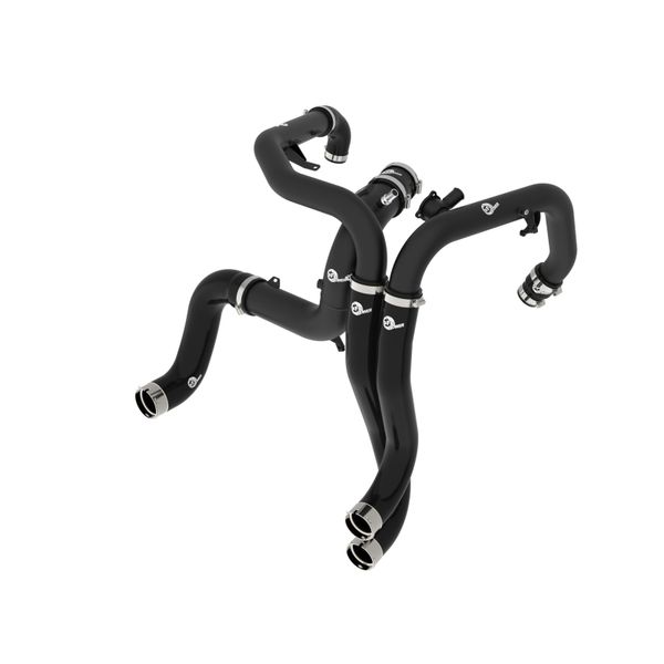 22-24 Ford Bronco Raptor V6-3.0L BladeRunner Aluminum Hot and Cold Charge Pipe Kit - Black