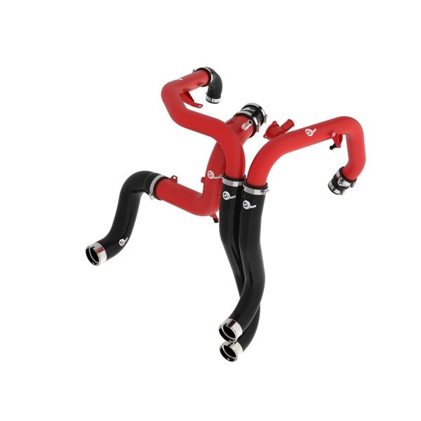 22-24 Ford Bronco Raptor BladeRunner Aluminum Hot and Cold Charge Pipe Kit Red