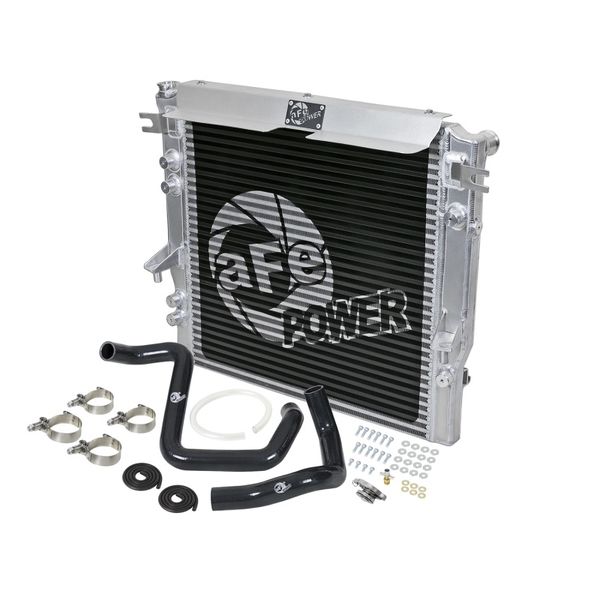 BladeRunner GT Series Bar and Plate Radiator w/ Black Hoses 12-18 Jeep Wrangler (JK) V6 3.6L