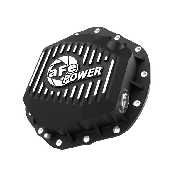 Street Series Rear Differential Cover Black w/ Machined Fins 19-20 Ram 2500/3500