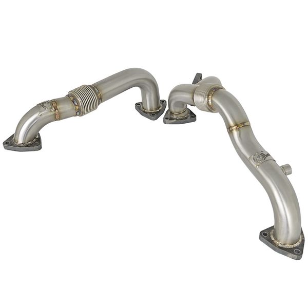 Twisted Steel Header Up-Pipe 08-10 Ford Diesel Trucks V8-6.4L (td)