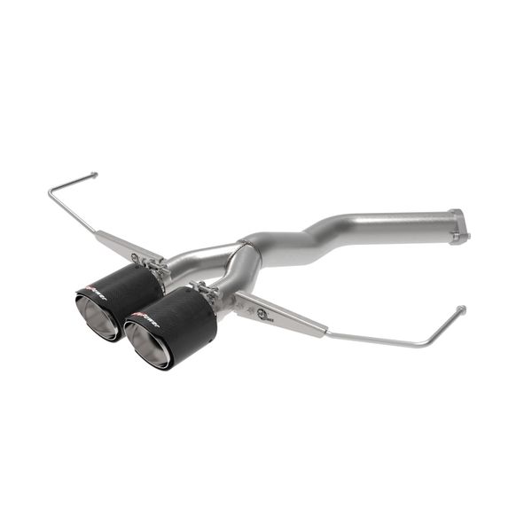 Takeda 3in-2.5in 304 SS Axle-Back Exhaust w/ Carbon Tip 19-20 Hyundai Veloster I4-1.6L(t)