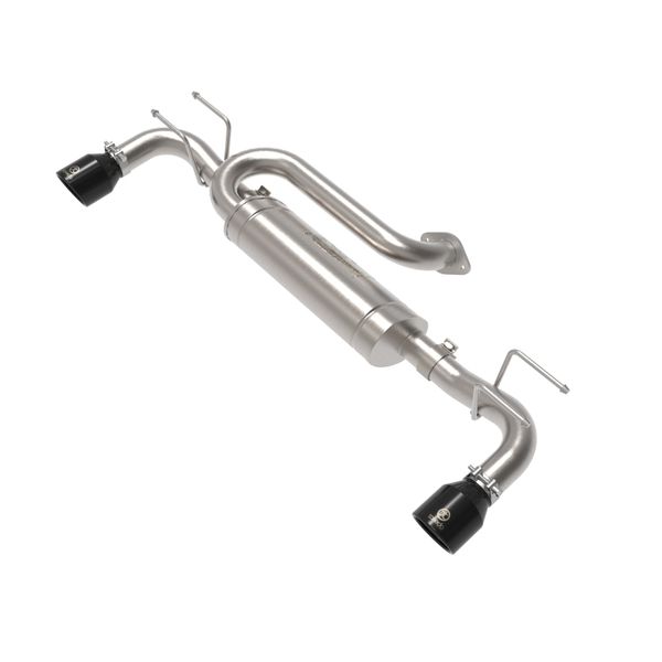 19-22 Mazda 3 L4 2.5L Takeda 3in to 2-1/2in 304 Stainless Steel Axle-Back Exhaust w/ Black Tip