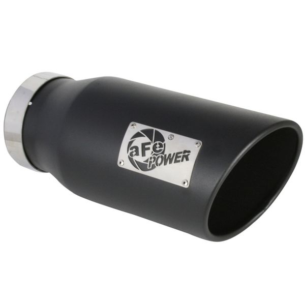 MACH Force-XP 409 SS Right Side Single Wall Exhaust Tip 5in Inlet x 7in Outlet x 15in L