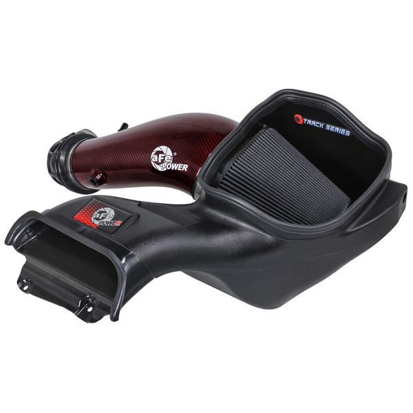 23-24 Ford F150 Raptor R Supercharged Red Carbon Track Series Air Intake w/ P5R Filter (MOQ 24)
