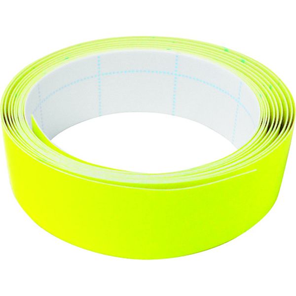 177-6657  蛍光テープ 18mmX2m 黄
