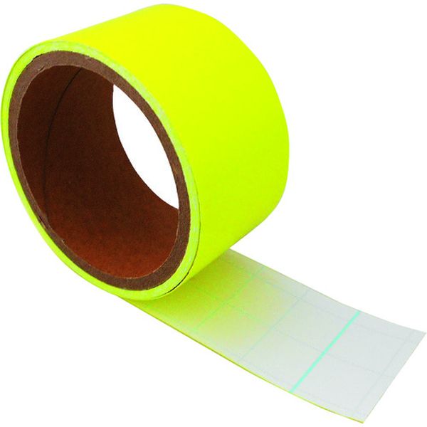 179-8654  蛍光テープ 50mmX3m 黄