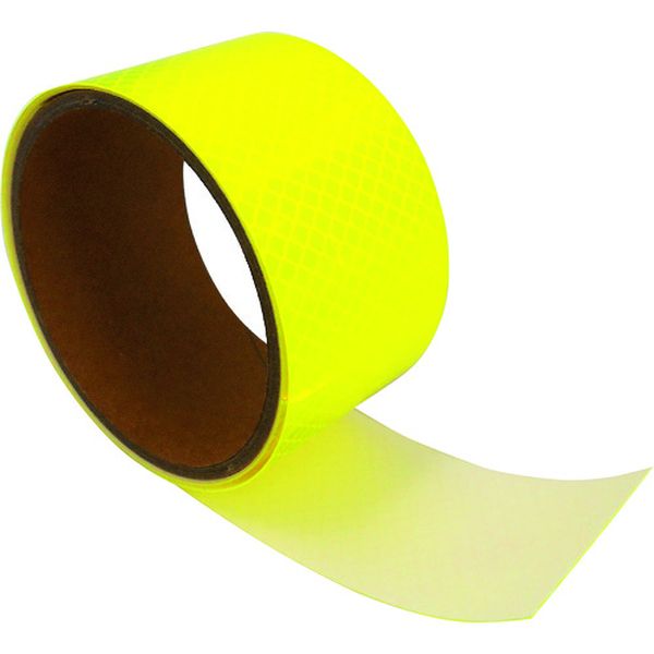 177-6633  プリズム蛍光反射テープ 50mmX1m