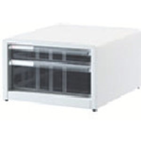 ALC2W 723-7111  アバンテV2レターケース A4タテ型 浅1段・深1段 シロ