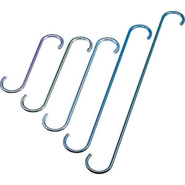 ALS400Y  ファンシーSフック ストレート(ライトイエロー) 全長400mm