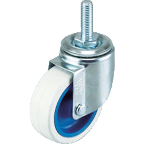 エアーキャスターねじ込みタイプ（自在車）７５ｍｍ　ナイロンホイールゴムホ