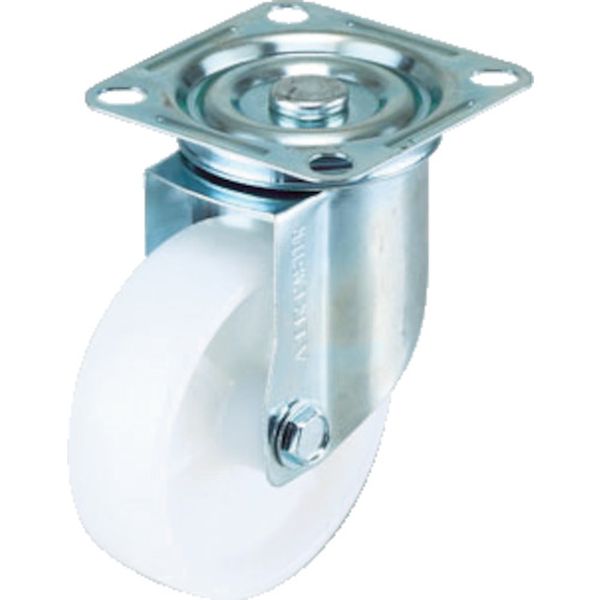 エアーキャスター（自在車）　１００ｍｍ　ナイロン車