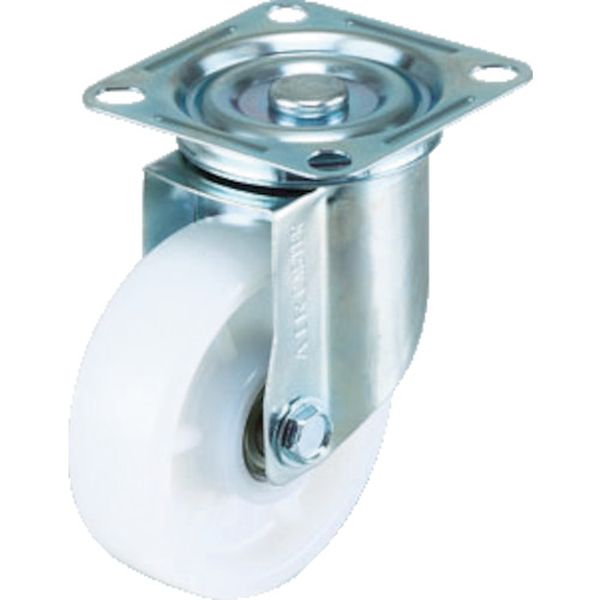 エアーキャスター（自在車）　１００ｍｍ　ナイロン（ベアリング入）車