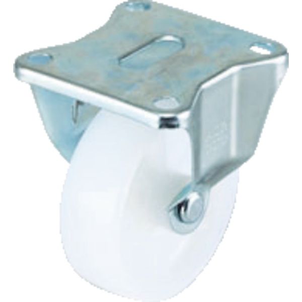 エアーキャスター（固定車）　７５ｍｍ　ナイロン車