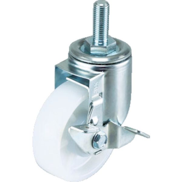 エアーキャスターねじ込みタイプ（自在Ｓ付）１００ｍｍ　ナイロン（Ｂ入）車