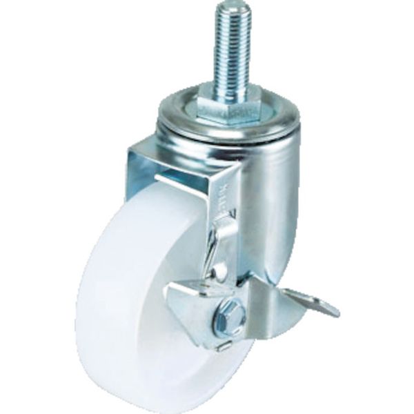 エアーキャスターねじ込みタイプ（自在Ｓ付）１００ｍｍ　ナイロン車