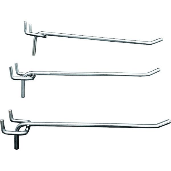 ANB011 171-1882  ボードフック T型 100ミリ3本入り