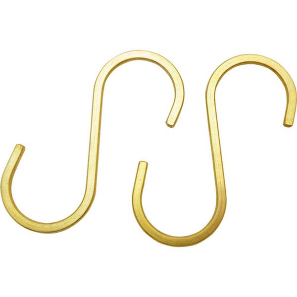 ANB719 171-3460  真鍮Sカン 大