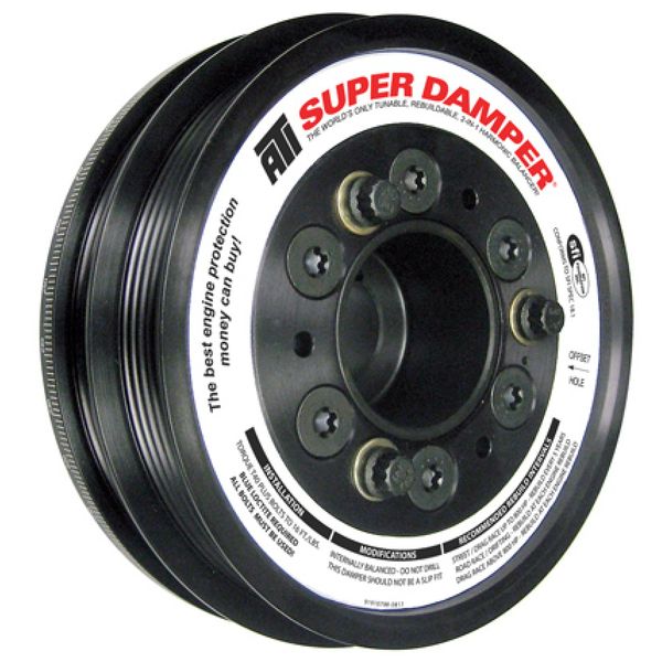 Damper - 6.10in - Alum - 4 & 5 Grv - Acura Nsx 3.0L - 600 HP or Less - 1Pc