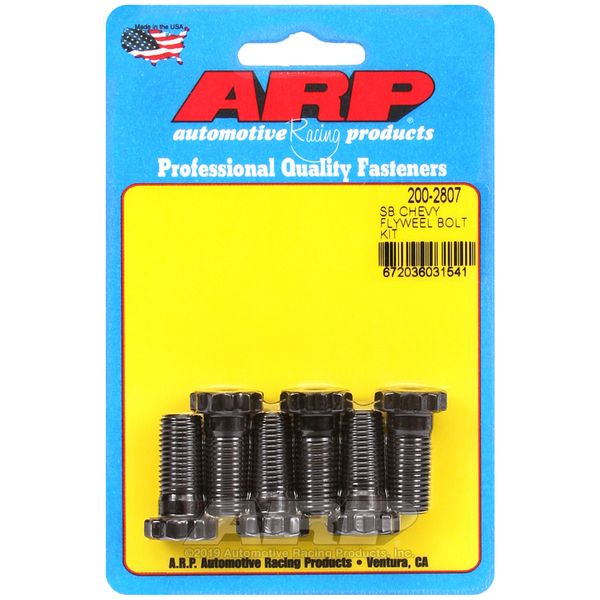 1987+ Chevrolet Small Block Rear Seal Flywheel Bolt Kit - 6 Pieces